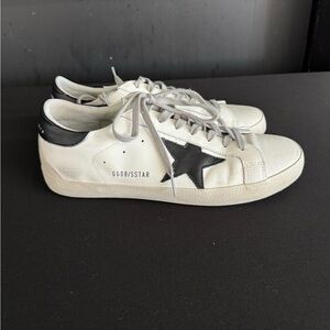 Golden Goose Dupes White Sneakers with Black Star
